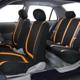 thumbnail image 2 of Car Seat Covers Universal Flat Cloth Full Set for Solid Benches 8 Pcs 12 Colors, 2 of 8