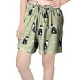 thumbnail image 2 of Black and White Cat Pajama Shorts Women - Super Soft and Comfortable - Perfect for Black and White Cat Gifts - Womens Lounge Shorts, 2 of 5