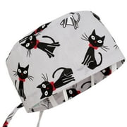 Scrub Cap Hat Medical Uniform Surgical Funny Print Nurse Doctor by KATE BIANCO