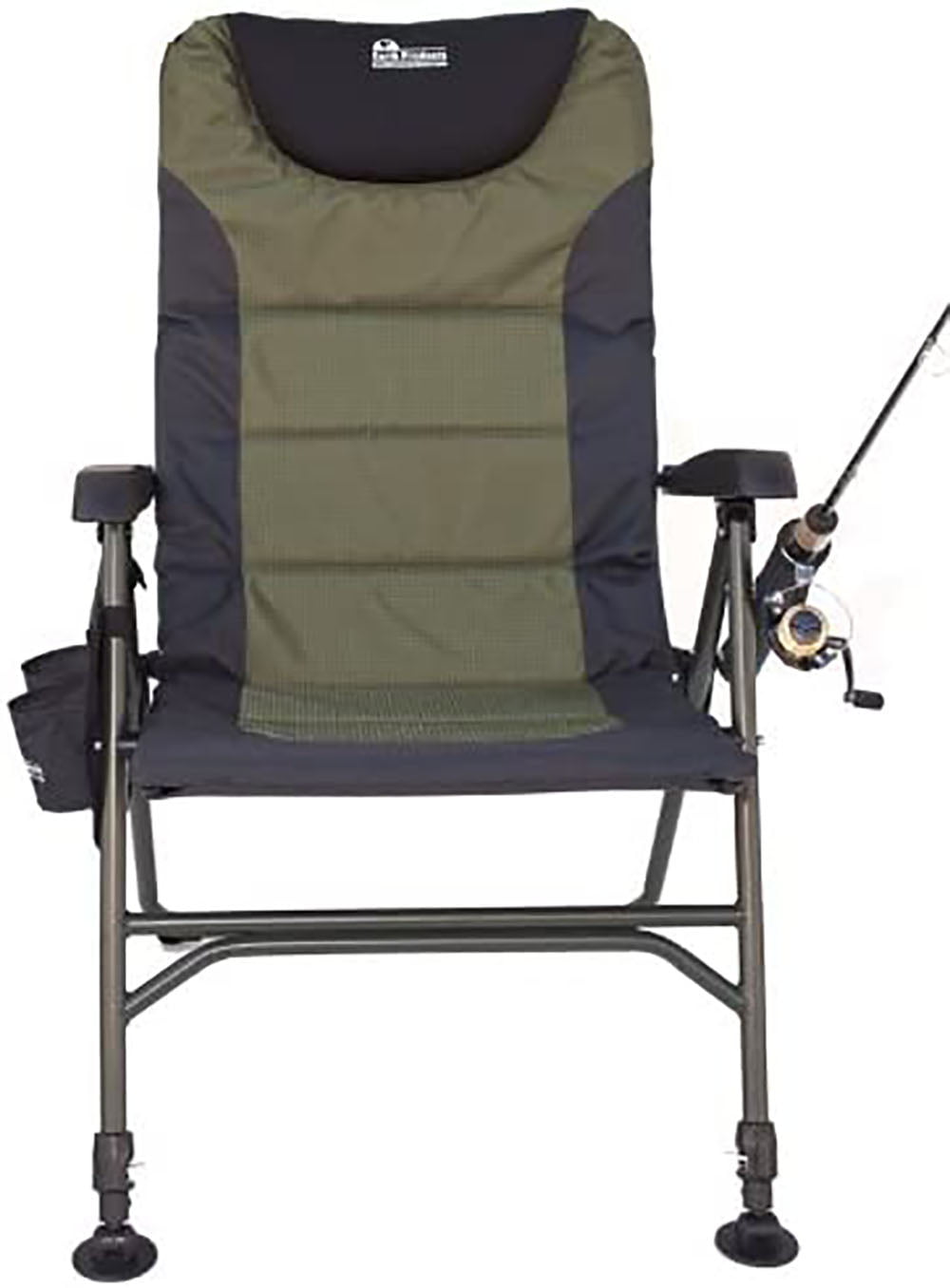 4-Position Adjustable Outdoor Fishing Chair w/Adjustable Front Legs