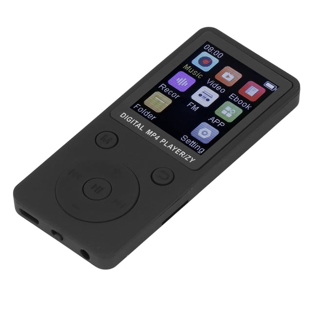 Reproductor De MP3 Con 5.0, Reproductor De Música MP3 Y MP4 Con Altavoz, Pantalla Digital LCD 1.8'', Tarjeta TF De 64 GB, Radio FM, Grabadora De Voz, Admite Hasta 128