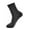 Dark Gray, variant on HNMKIU Men's Performance Polyester Mid Crew Socks with Half Cushion Comfort for Daily Wear and Coffee,One Size