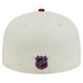 thumbnail image 4 of Men's-New Era  White Colorado Avalanche Chrome Two-Toned 59FIFTY Fitted Hat, 4 of 6