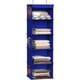 thumbnail image 1 of Organizador de armario, sencillo, 5 estantes, para colgar, azul oscuro, 1 of 5