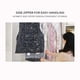 thumbnail image 5 of Bewildely Bolsa de compresión para colgar ropa, bolsa de almacenamiento, transparente, grande, gruesa, abrigo de plumón, bolsa de vacío de bombeo, bolsa Almacenamiento y organización del hogar, 5 of 6
