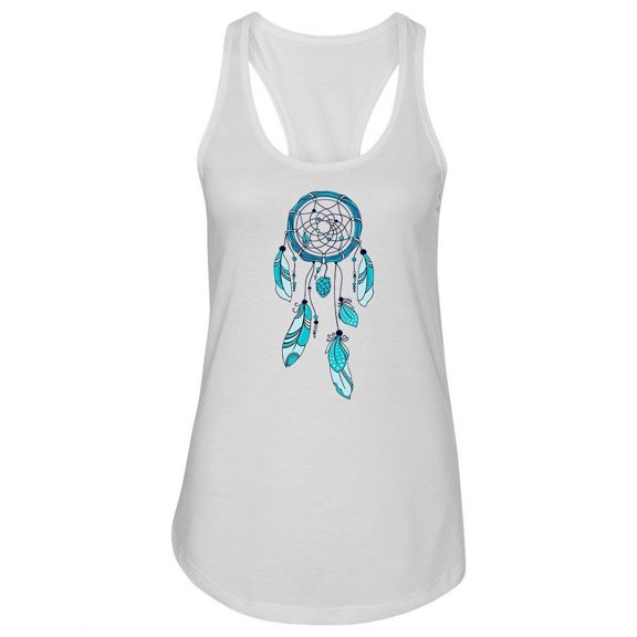 Blue Dream Catcher Tank Women -Image by Shutterstock, Female Large