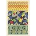 thumbnail image 2 of Mizuki Heitaro 17x24 Gold Ornate Framed and Double Matted Museum Art Print Titled - Abstract Pattern Portfolio Pl.16 (1930), 2 of 4