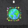 thumbnail image 4 of Inktastic Earth Day with Flowers Girls Toddler Dress, 4 of 5