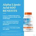 thumbnail image 4 of Doctor's Best Alpha-Lipoic Acid 600, Supports Antioxidant Function & Glycemic Balance, 600mg, 180 Veggie Caps, 4 of 9