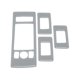 thumbnail image 1 of Cubierta del panel del interruptor de elevación de la ventana para Land Rover Range Rover Vogue 2013-2017, gris oscuro, 1 of 6
