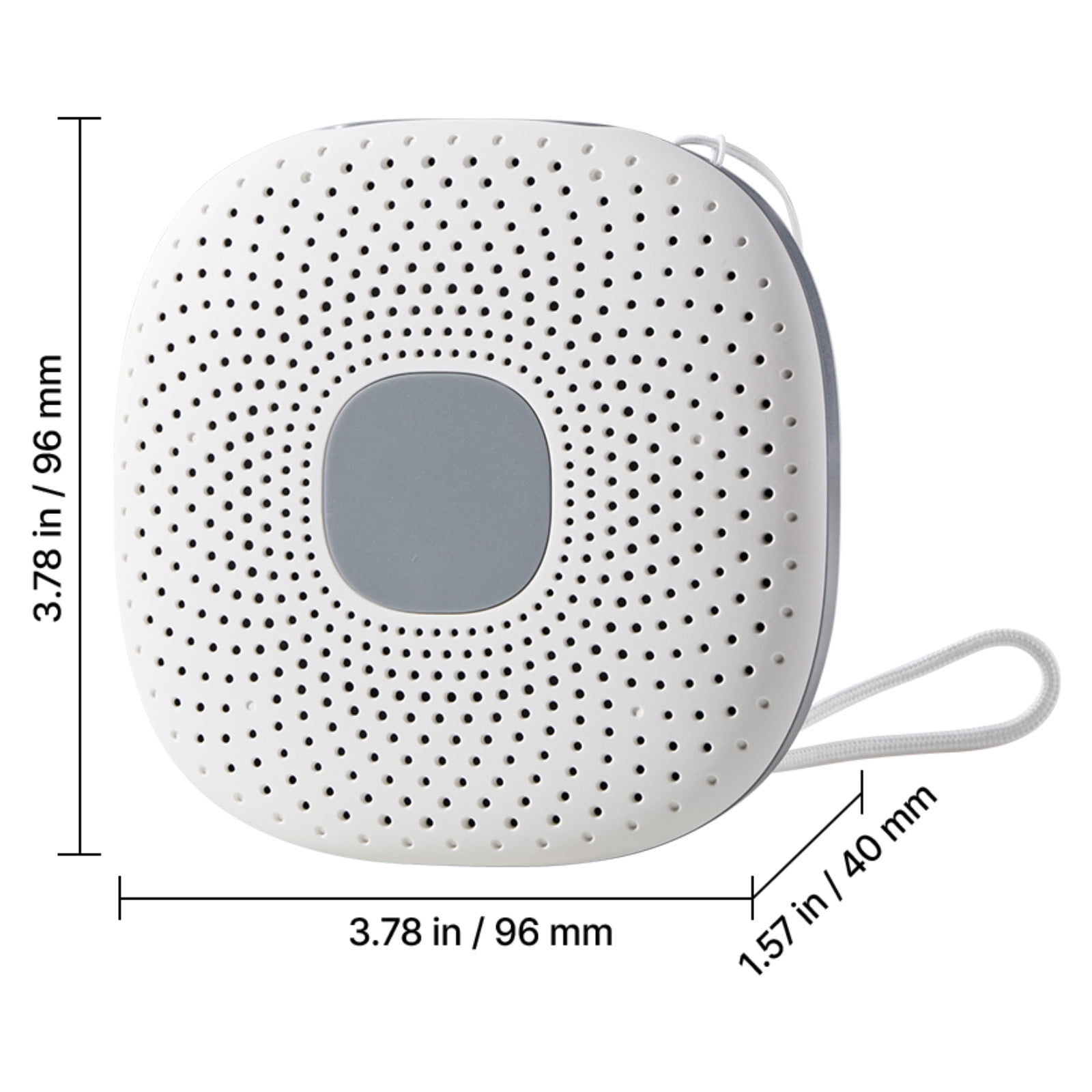KFFKFF Portable Sound Machine with 21 Relaxing Sleep Sounds, 3-in-1 Design Featuring White Noise, Auto-Off Timer, Gentle Night Light, and Memory Function for Babies, Adults, Home, Office, and Travel