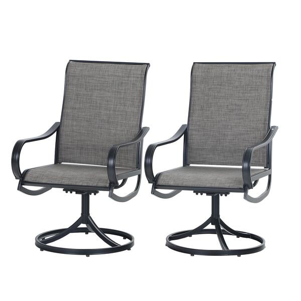 Sophia & William 2PCS Outdoor Garden Patio Rocker Swivel Chair All