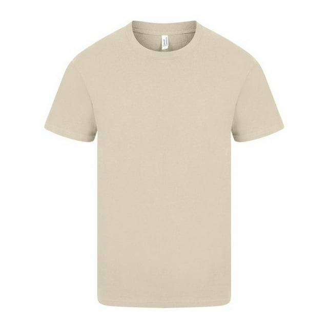 T-shirt Classique Décontracté pour Hommes avec Fil à Anneaux