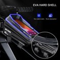 thumbnail image 3 of Touch Screen Bike Handlebar Bag Waterproof Front Frame Top Tube Bicycle Pouch Large Capacity Cycling Front Storage Bag for 6.7in Large Screen, 3 of 8
