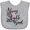 AC-Heather Grey, variant on Inktastic Always Stay Humble and Kind Boys or Girls Baby Bib