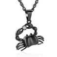 thumbnail image 3 of Personalize Stainless Steel Crab Urn Pendant Memory Necklace for Cremation Ashes Keepsake Memorial Jewelry, 3 of 9
