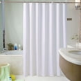 thumbnail image 3 of Fabric Bathroom Shower Curtain,72" W x 72" H Purple Heavy Duty Waterproof Shower Curtain, 3 of 6