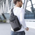 thumbnail image 4 of Bolso de pecho para hombre, estilo empresarial, antirrobo, bolso de hombro, tecnología USB, ligero, para exteriores, bandolera para hombre, 4 of 6