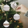 thumbnail image 6 of Christmas JoyMoreHome 9Pcs Clear Christmas Balls Ornaments for Xmas Tree,3.14" Shatterproof Foam Christmas Tree Decorations Hanging Balls for Christmas Tree Holiday Party Supplies, 6 of 6
