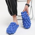thumbnail image 4 of Rojeam House Slippers for Women and Men EVA Shower Shoes Massage Bubble Slides Bathroom Sandals, 4 of 5
