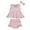 Pink, variant on MuZeFu Girls Dresses Toddler Baby Girls Clothes Bow Dress Top Panties Solid Color Summer Suit