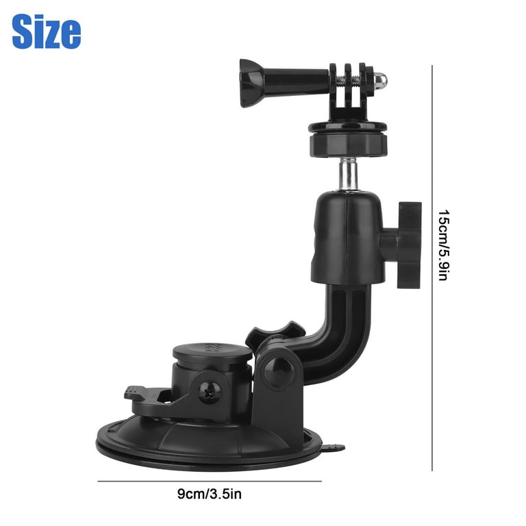 Camera Suction Cup Mount, TSV Action Camera Holder Adapter for Car