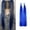 Blue, variant on Blue Ponytail Extensions Hair With Tinsel for Women Girls Hair Accessories Synthetic Braiding Hair Pieces With Rubber Band Daily Party Festival Halloween Rave Wacky Crazy Hair Extensions 27.5 inch