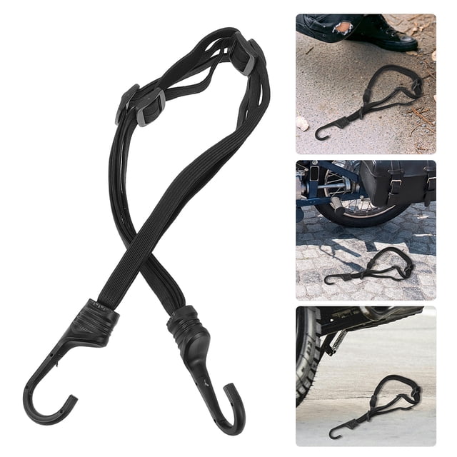 BESTYASH 2Ud Cuerda Elástica Para Equipaje De Motocicleta Con Resistente Y Ajustable