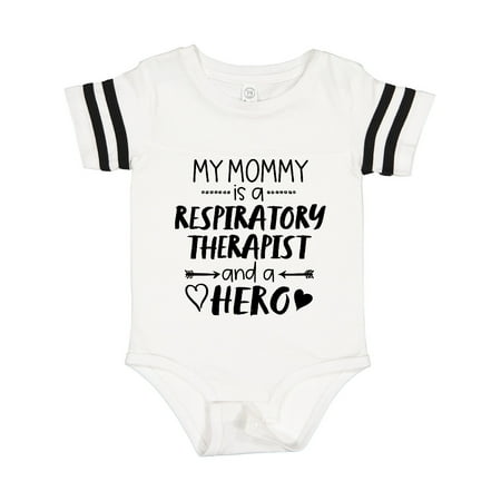 

Inktastic My Mommy is a Respiratory Therapist and a Hero Gift Baby Boy or Baby Girl Bodysuit