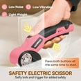thumbnail image 6 of HANWISE 4.2V Cordless Electric Scissors 2000mAh 10000 RPM Rotary Cutter, 6 of 10