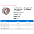 thumbnail image 2 of Rear Wheel Bearing - Compatible with 1996 - 2000, 2007 - 2013 BMW 328i 3.0L 6-Cylinder 1997 1998 1999 2008 2009 2010 2011 2012, 2 of 2