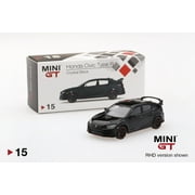TSM Model Mini GT 2017 Honda Civic Type R FK8 (LHD)(Crystal Black) 1/64 Diecast Model Car MGT00015