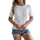 thumbnail image 2 of Blusa de Punto Acanalado con Cuello en V y Corta para Mujer L, 2 of 10