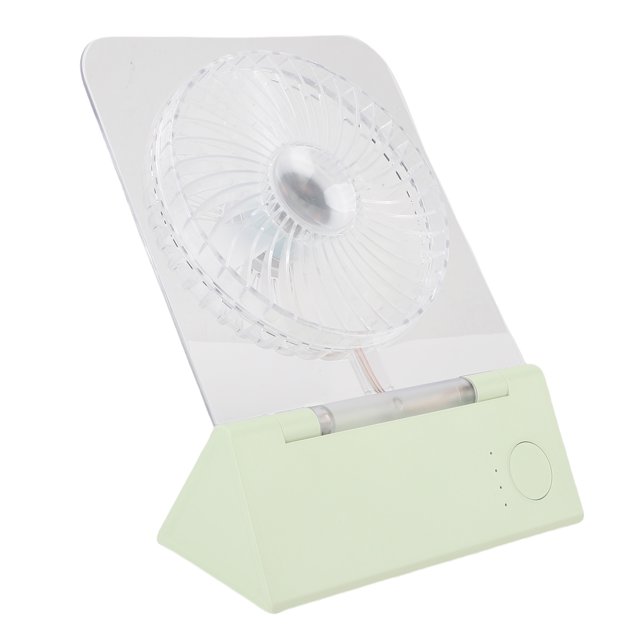 Transparent Desktop Fan, Quiet and Magnetic Wall Mounted Design 4 Wind Speed Clear Magnetic Portable Fan for Daily Home Camping