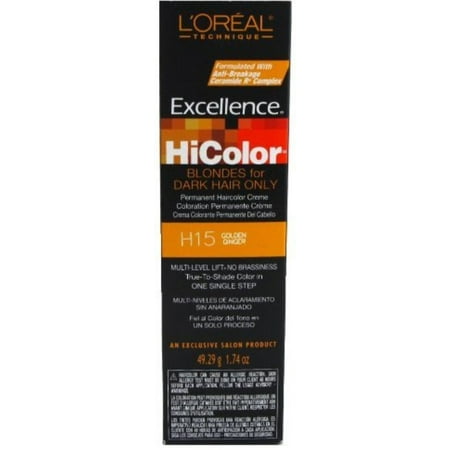 L'Oreal Excellence HiColor Golden Ginger, 1.74 oz (Pack of