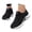 Black, variant on Sneakers for Women Hands Free and Supportive Wide Toe Walking Shoes Non Arch Support Orthopedic Shoes Breathable Mesh Soft Cushion Running Tennis Sneakers Unisex