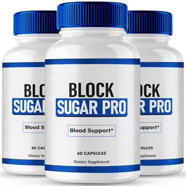 Block Sugar Pro Capsules, Official BlockSugar Pro Advanced Blood Formula Supplement Pills - Maximum Strength, All Natural Healthy Circulation & Stable Levels, BlockSugarPro Reviews (3 Pack)