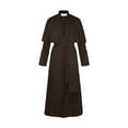 thumbnail image 1 of Disfraz de sacerdote de Halloween con collar cruzado Unisex Hombres Mujeres Sólido TFixol  Traje de sacerdote, 1 of 7