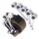 thumbnail image 3 of Entrenador de flexión y extensión de dedos de silicona, ejercitador de fuerza de agarre de mano para rehabilitación, 20 libras, 3 of 12