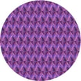 thumbnail image 1 of Ahgly Company Indoor Round Patterned Jasmine Purple Area Rugs, 6' Round, 1 of 1