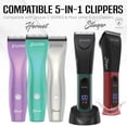thumbnail image 6 of Pet Clipper Comb Set – Stainless Steel Attachments for 5-in-1 Detachable Blades – Guide Combs for Dog & Cat Grooming, 6 of 6
