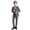 Gray, variant on ZACPNCV Boy's Slim Fit Formal Suits 6 Piece Outfit for Ring Bearers Kids Dress Toddler Boy Tuxedo Homecoming Suits for Boys Beige 2-3 Years