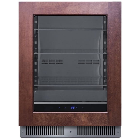 Summit Sdhg2443pnrlhd 24" Wide 80 Can Capacity Panel Ready Beverage Cooler - Panel Ready