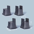 thumbnail image 2 of Furniture Feet Heightening Pads 360° Rotating Desk Movable Furniture Feet Mats, 2 of 7