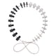 thumbnail image 1 of Scienceny Thread Checker 14 inch & 12 Size Gauge Metric for inch and Metric Nuts Medidores de medidas dimensionales, 1 of 1