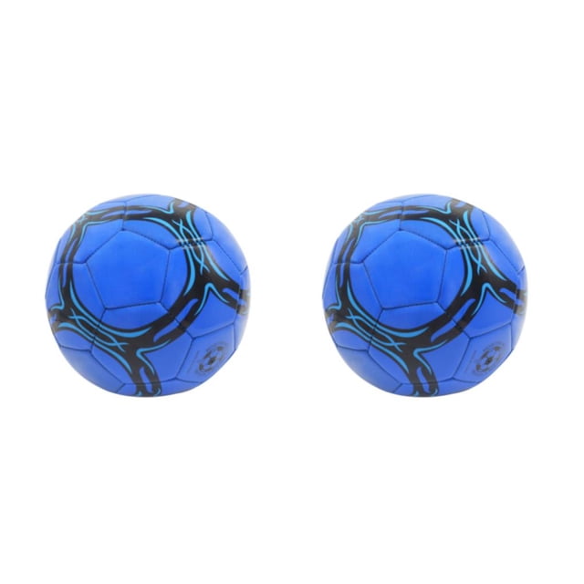 Justharion Durable Football Ball For Training - Wide Application Range And Portable thickened blue type 4 2Set