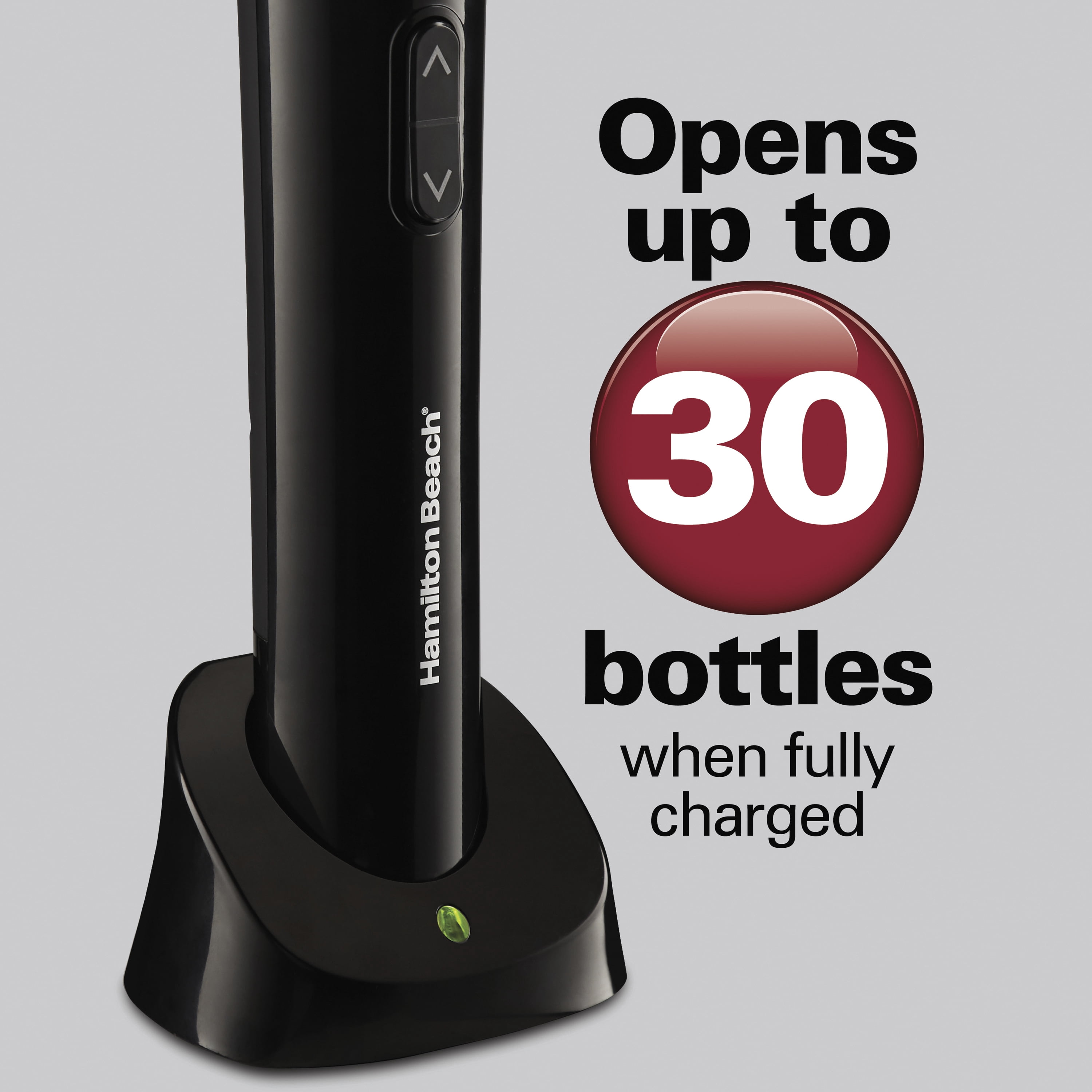 Hamilton Beach Cordless Electric Wine Opener | Model #76610