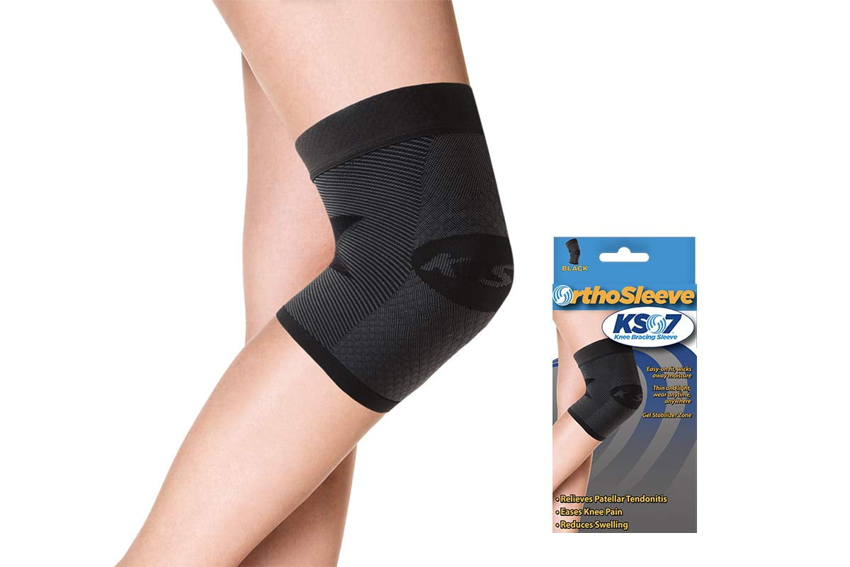 2 Pack OrthoSleeve KS7 Compression Knee Sleeve, Small - Walmart.com ...