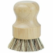 Bamboo dish brush, kitchen wooden cleaning brush, used for cleaning cast iron pots/pots