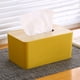 thumbnail image 3 of Cubierta para soporte de caja de pañuelos,Cajas rectangulares para soporte de papel,Soporte para caja de pañuelos faciales extraíble para tocador de baño,Encimera,Aparador de dormitorio,Mesa de, 3 of 5